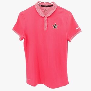 Nike Golf Polo Shirt SZ M Dri Fit SEC Athleticwear Athleisure Performance Sports